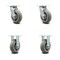 Service Caster 6 Inch Thermoplastic Rubber Caster Set with Ball Bearings 2 Swivel 2 Rigid SCC SCC-30CS620-TPRBD-2-R620-2 - alternate 4
